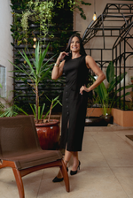 Load image into Gallery viewer, Vestido Tempo Preto