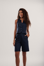 Carregar imagem no visualizador da galeria, Colete Florença Alfaiataria Linho
