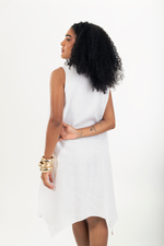 Carregar imagem no visualizador da galeria, Vestido Creta Midi Alça Larga Barra Assimátrica
