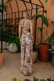 Calça Pantalona Atenas Estampada
