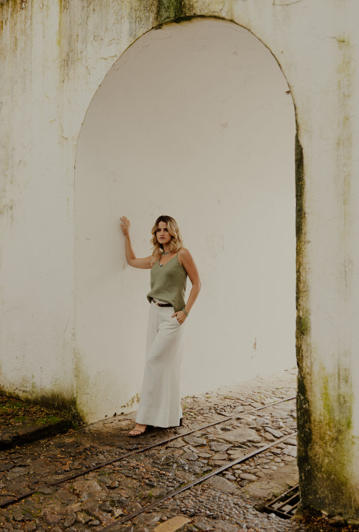 Regata Lima + Calça Pantallona Dubai