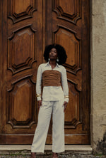 Carregar imagem no visualizador da galeria, Cropped Drapeado Fechamento Zíper
