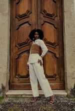 Carregar imagem no visualizador da galeria, Cropped Drapeado Fechamento Zíper
