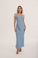 Vestido Longo Rio Alça Fina