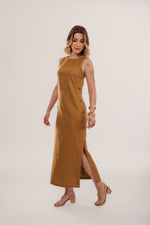 Carregar imagem no visualizador da galeria, VESTIDO VIENA EM VISCOLINHO BOTOES LATERAIS
