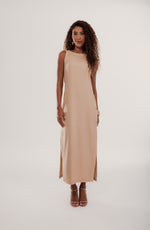 Carregar imagem no visualizador da galeria, VESTIDO VIENA EM VISCOLINHO BOTOES LATERAIS
