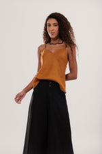 Carregar imagem no visualizador da galeria, Regata Lima Alça Fina Linho 100% Linho
