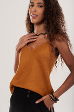 Carregar imagem no visualizador da galeria, Regata Lima Alça Fina Linho 100% Linho
