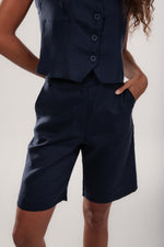 Carregar imagem no visualizador da galeria, Bermuda Florença Alfaiataria Linho
