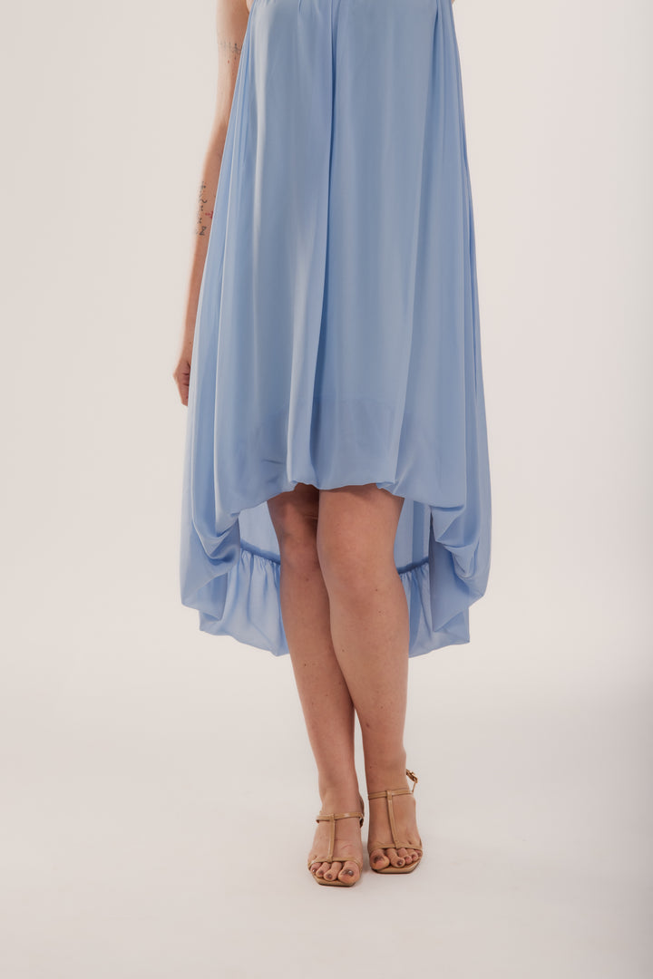 Vestido Porto Fino Plissado Balonê