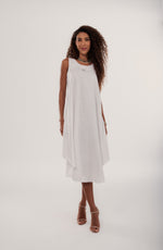 Carregar imagem no visualizador da galeria, Vestido Longo Cannes Alça Larga Linho