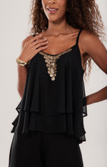 Carregar imagem no visualizador da galeria, Regata Viena Aplicação Metal