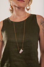 Carregar imagem no visualizador da galeria, Regata Savana Alça Larga Linho Puro
