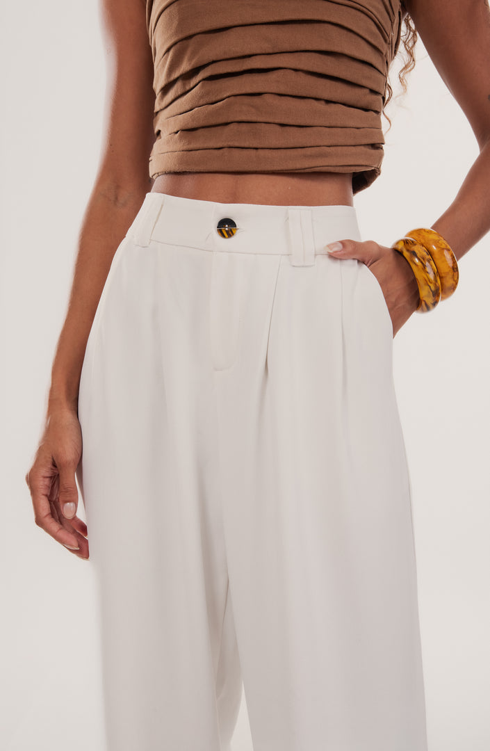 Calça Reta Salvador Alfaiataria Crepe