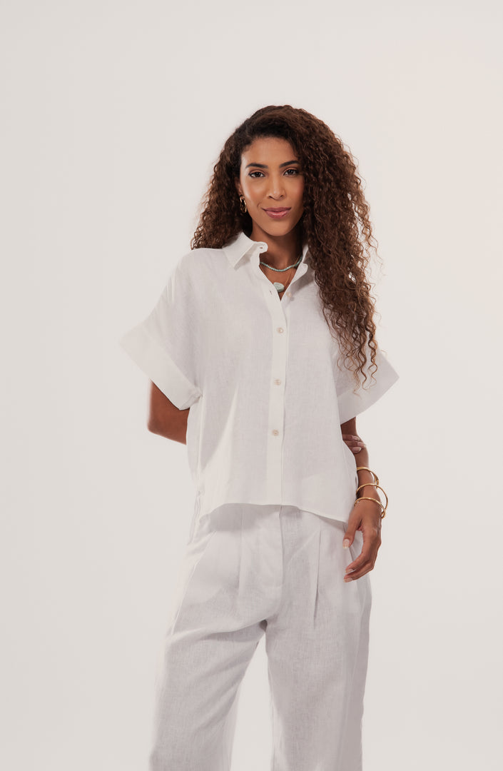 CALÇA SOCIAL ROMA 100% LINHO