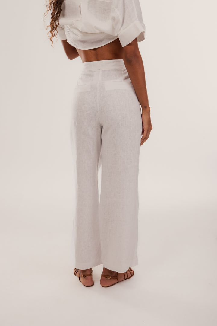 CALÇA SOCIAL ROMA 100% LINHO