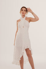 Carregar imagem no visualizador da galeria, Vestido Trespasse Frontal