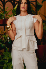 Load image into Gallery viewer, Conjunto Pesponto Colete + Calça Off