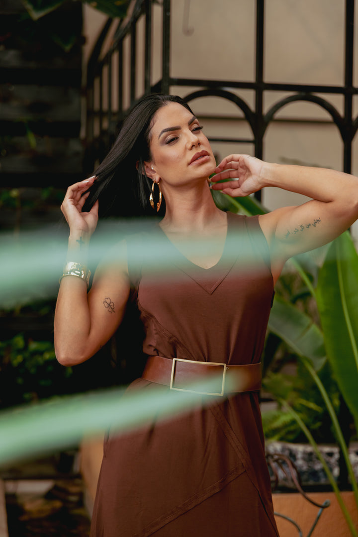 Vestido Longo Malha Yara