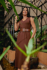 Load image into Gallery viewer, Vestido Longo Malha Yara