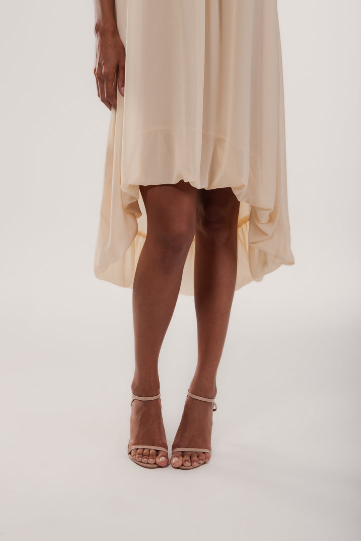 Vestido Porto Fino Plissado Balonê