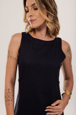 Carregar imagem no visualizador da galeria, VESTIDO VIENA EM VISCOLINHO BOTOES LATERAIS
